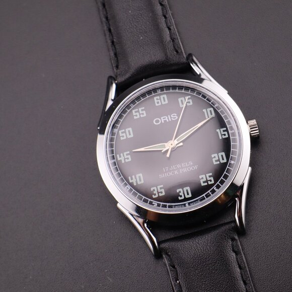 Oris Vintage Swiss 17 Jewels Hand-Wound Mechanical Men's Watch - FREE SHIPPING - Picture 4 of 12